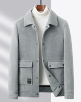 Corlan - Elegante Herbstjacke für Herren in Grau