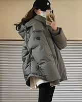 Gepo | Gepolsterte Winterjacke in Grau
