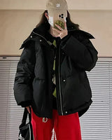 Gepo | Gepolsterte Winterjacke in Schwarz