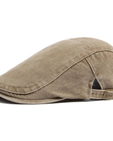 Hans | Vintage Flat Cap in Khaki