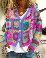 Jenelyn | Stilvolle & Luxuriöse Strickjacke in Blumen 1