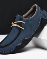 Ethem – Lässige Schnür Loafer in Blau
