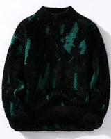 RILEY -Winterdesign-kunstpullover in Schwarz
