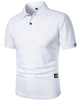 Horatio - Knitterfreies Sommer-Poloshirt in Weiß