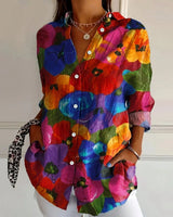 Astrid | Bunte Musterbluse in Mischen 2