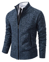 Anton | Eleganter Premium-Cardigan in Blau