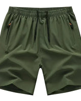 Zorion - Performance-Laufshorts in Armeegrün