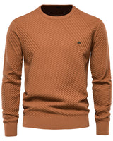 Unifarbener Pullover für Männer - GREG in Gelb