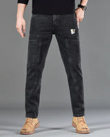 Araiz – Vintage Städtisch Drift Jeans in Schwarz