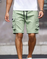 Zion™ Premium-Strickshorts mit Funktionstaschen in Grün