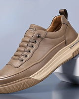 Monika | Damen Plateau Schuhe Elegant Modern Selbstbewusst in Khaki