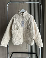 Zara™ - Vintage Steppjacke in Beige
