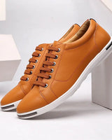 Veganer Leder-Sneaker - Homero in Braun