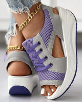 Layla - Schnürschuhe in Violett