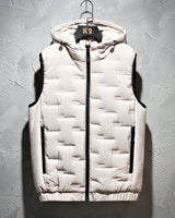 Cassian Premium Kapuzenweste in Beige