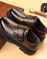 Herren-Schuh Westbury™ aus hochwertigem Leder mit weicher Sohle / Elegante Raffinesse für die Arbeit und besondere Anlässe. in Braun