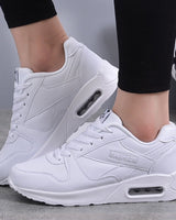 Stilvolle Vegane Leder Damen Sneakers - Valencia in Weiß