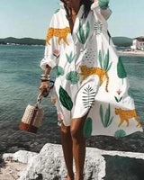 Karissa | Sommerkleid - Stilvoll und herrlich bequem in Panther-Print