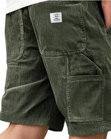 Lucas - Veredelte Cargoshorts in Dunkelgrün