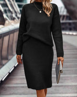 Teli | 2-Teiliges Set aus Pullover und Rock in Schwarz