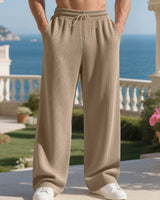 Henry™ Premium-Texturstrickhose mit verstellbarem Kordelzug in Khaki