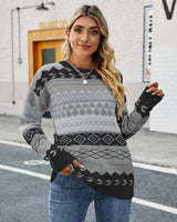 Vintage Damen Pullover - Sophie in Schwarz