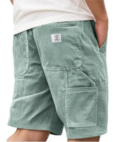 Jesper – Bequeme Cargoshorts in Grün