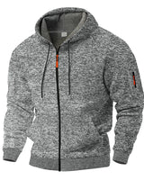 Jesson – Stilvolle Fleece-Kapuzenjacke in Grau
