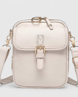 Elegante Schultertasche Damen in Weiß