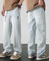 Toronto™ Jeans mit Kordelzugbund und Relaxed Fit in Hellblau
