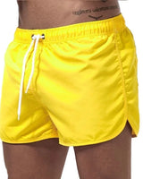Branek - Schnelltrocknende Badeshorts in Gelb