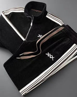 Lucien | Elegantes Baumwoll-Set für Herren in Schwarz