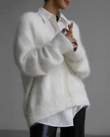 Janessa | Strickjacke in Schneefell
