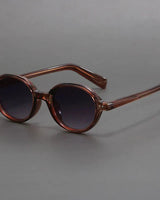 Saskia | Klassische Runde Sonnenbrille in Braun