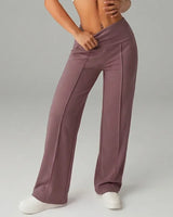 Barcelona™ Damenhose mit hohem, formendem Bund und geradem, lockerem und komfortablem Schnitt in Violett