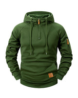 Mason – Sportive Zip-Hoodie in Grün