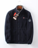 Fjord - Fleecejacke für Herren: Stil und Funktionalität für den Winter in Blau