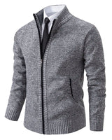 Anton | Eleganter Premium-Cardigan in Grau