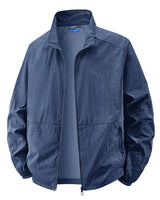 Khushdil - Moderne Leichte Jacke in Dunkelblau