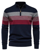 Neuhaus - Stilvoller Pullover mit Stehkragen in Marineblau