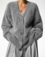 Janessa | Strickjacke in Graues Fell