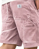Lucas - Veredelte Cargoshorts in Rosa