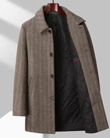 Edwin -| Herren Warme mantel in Braun