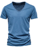 Butautas - Baumwoll Sommer T-Hemd | 1+1 Gratis in Blau