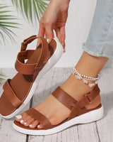 Augustin | Elegante Sommersandalen in Braun