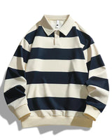 Sven – Lässiger Polo-Pullover in Dunkelblau