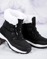Nordika™-Stiefel mit kuscheligem Futter und rutschfester Sohle / Sicherheit und Wärme für extreme Kälte! in Schwarz