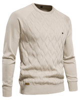 Herren-Strickpullover in Khaki
