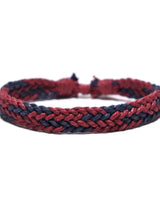 Gjergj – Modisches Seilarm Band in Rot
