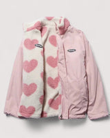 Gerina – Wendejacke Mit Herzmuster in Rosa